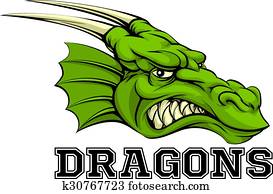 Dragons Mascot Dragons Mascot