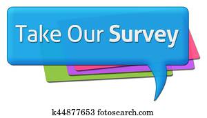 Take Our Survey Colorful Comment Symbol Take Our Survey Colorful Comment Symbol