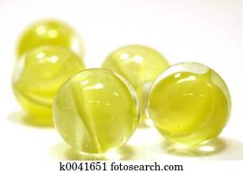 yellow marbles