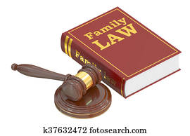 Family Law concept, 3D rendering Family Law concept, 3D rendering