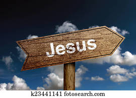 Jesus Road Sign