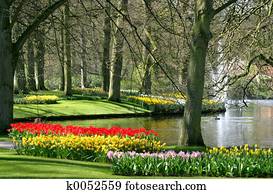 park, in, springen zeit park, in, springen zeit