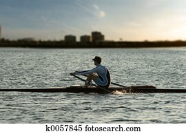 Rowing alone