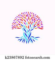 Unity abstract tree concept