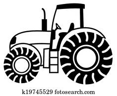 a, טרקטור, צל