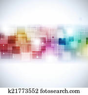 Abstract Multicolor Communication Background Abstract Multicolor Communication Background