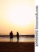 Beach Seniors Sunset