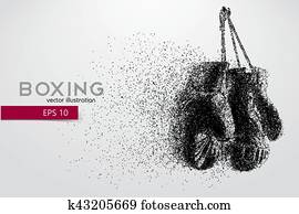 boxhandschuhe, von, particles. boxhandschuhe, von, particles.