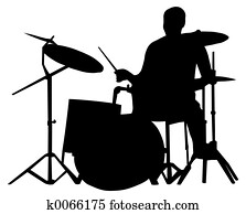 מתופף, צללית