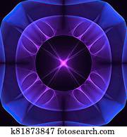 Abstract color background with future fractal effects. Arrows an Abstract color background with future fractal effects. Arrows an