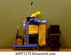 cleaning cart cleaning cart