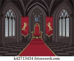 Medieval Castle Throne Room Medieval Castle Throne Room