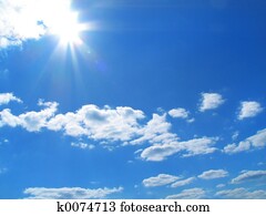 Sky-sun-clouds