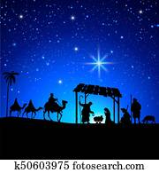 חג המולד, ביאה, צללית, קטע