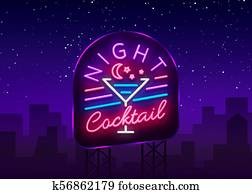 ネオン カクテル サインを禁じなさい で Alphabet 白熱 ガス 広告 で ガラス の アルコール Shake クリップアート 切り張り イラスト 絵画 集 K5869 Fotosearch
