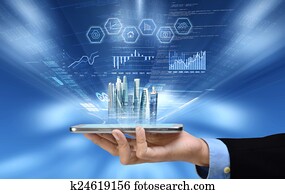 Business on smart phone Business on smart phone