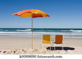 Colorful Beach Umbrella Colorful Beach Umbrella