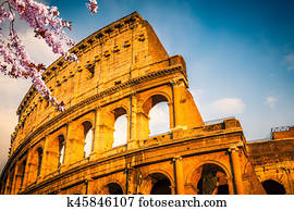 Colosseum at sunset Colosseum at sunset