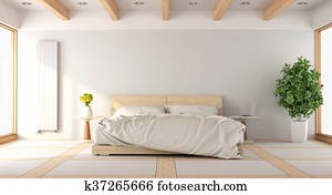 Contemporary white bedroom Contemporary white bedroom