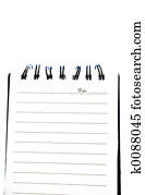 Isolated Notepad