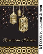 ramadan, kareem, glueckwunschkarten, mit, fanous, (ramadan, lantern), und, sternen ramadan, kareem, glueckwunschkarten, mit, fanous, (ramadan, lantern), und, sternen