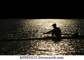 Rowing alone