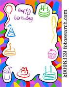 birthday border birthday border