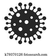 Coronavirus vector icon Coronavirus vector icon