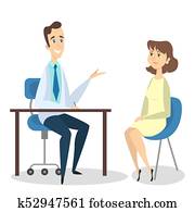 Examination with doctor.