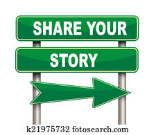 parte, seu, história, verde, sinal estrada