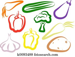 Vegetable Icons Vegetable Icons