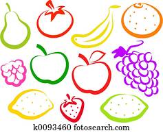 פרי, איקונים