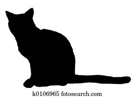 cat silhouette cat silhouette