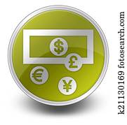 Icon, Button, Pictogram Currency Exchange