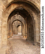 portões, através, tempo