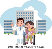 Senior woman in a wheelchair Senior woman in a wheelchair