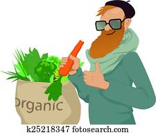 Shop local, eat organic