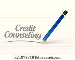 credit counseling message illustration credit counseling message illustration
