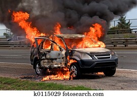 fire burning car fire burning car