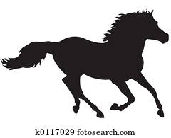 horse running horse running