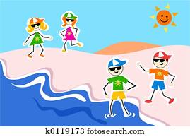 summer kids