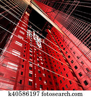 Abstract modern architecture Abstract modern architecture