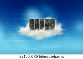 Cloud Server Concept Cloud Server Concept