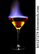 Flaming Cocktail Flaming Cocktail