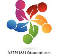 Logo teamwork people Logo teamwork people