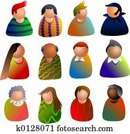 people icons people icons