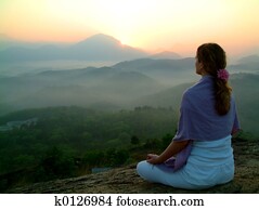 sun rising meditatio