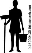 Cleaning Woman Cleaning Woman