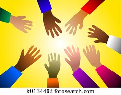 colourful hands colourful hands