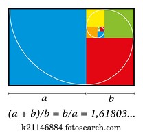 dorado, corte, espiral, fórmula, colores